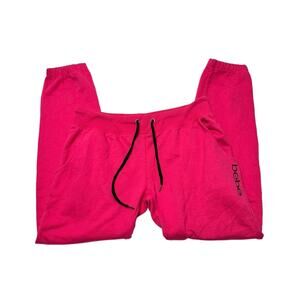 Women’s BeBe Hot Pink Size Large Vintage SweatPants Stretchy WaistBand